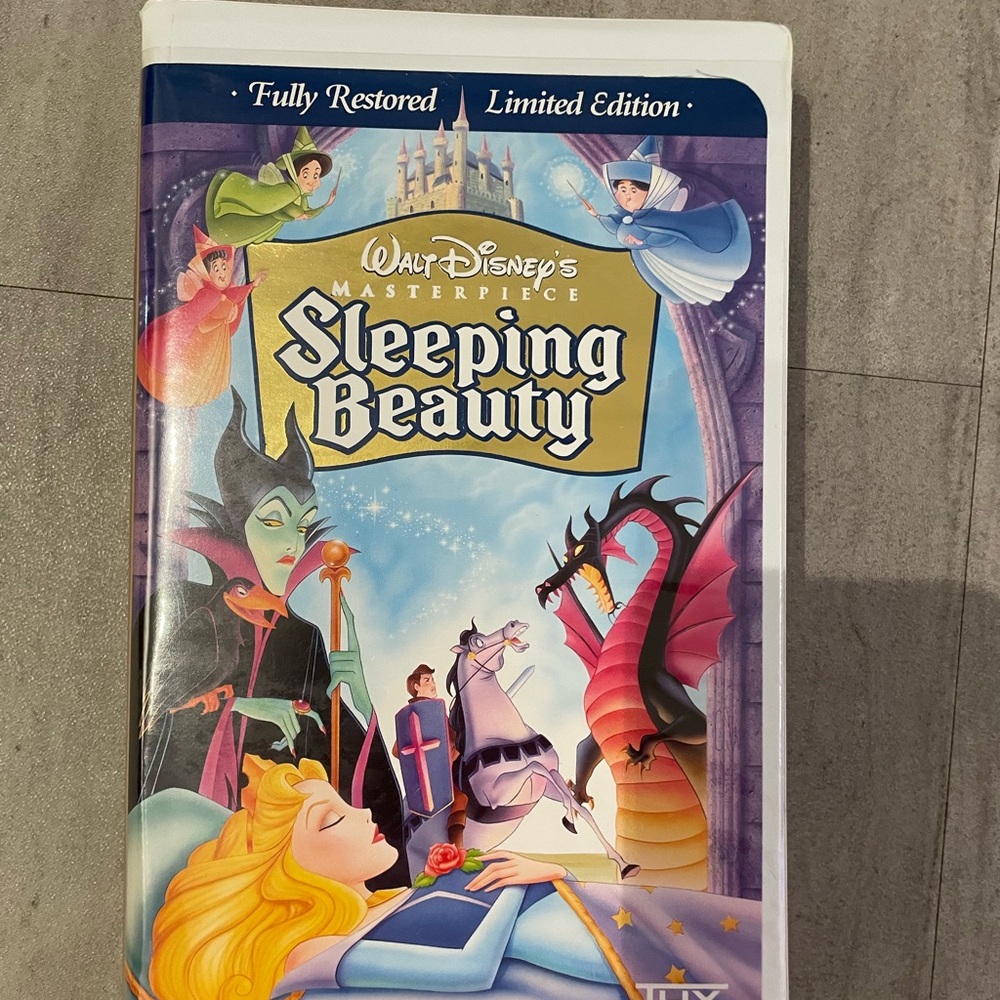 Sleeping Beauty Fully Restored Limited Edition Walt Disney's Masterpiece VHS